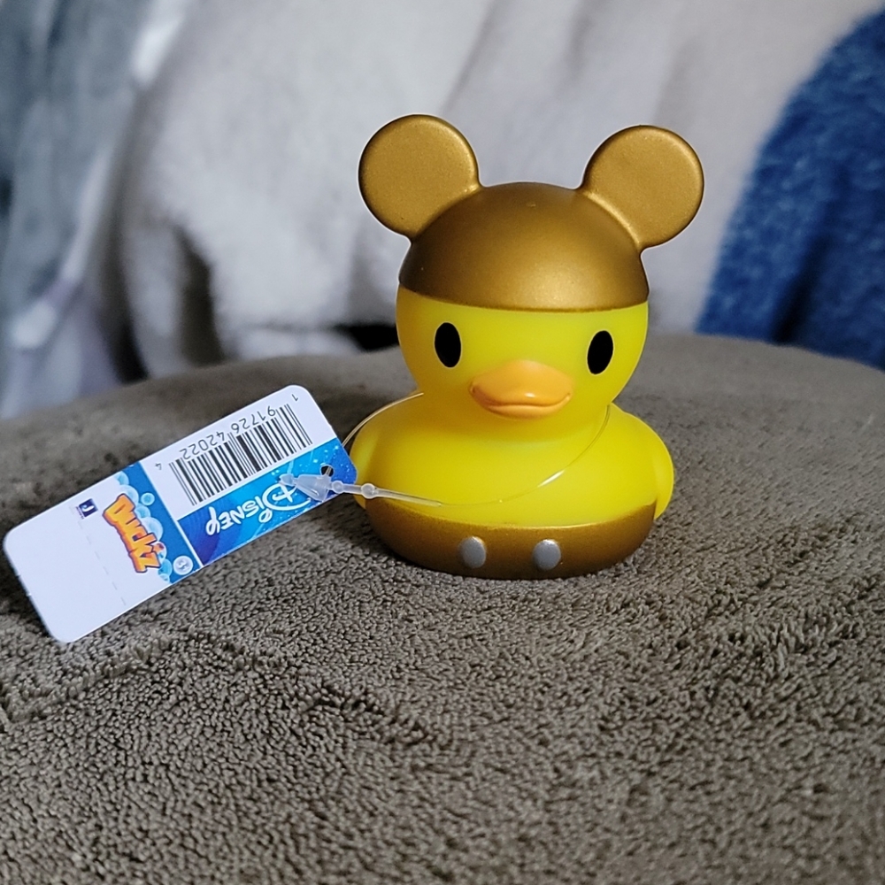 Disney's Gold Mickey Mouse rubber duck